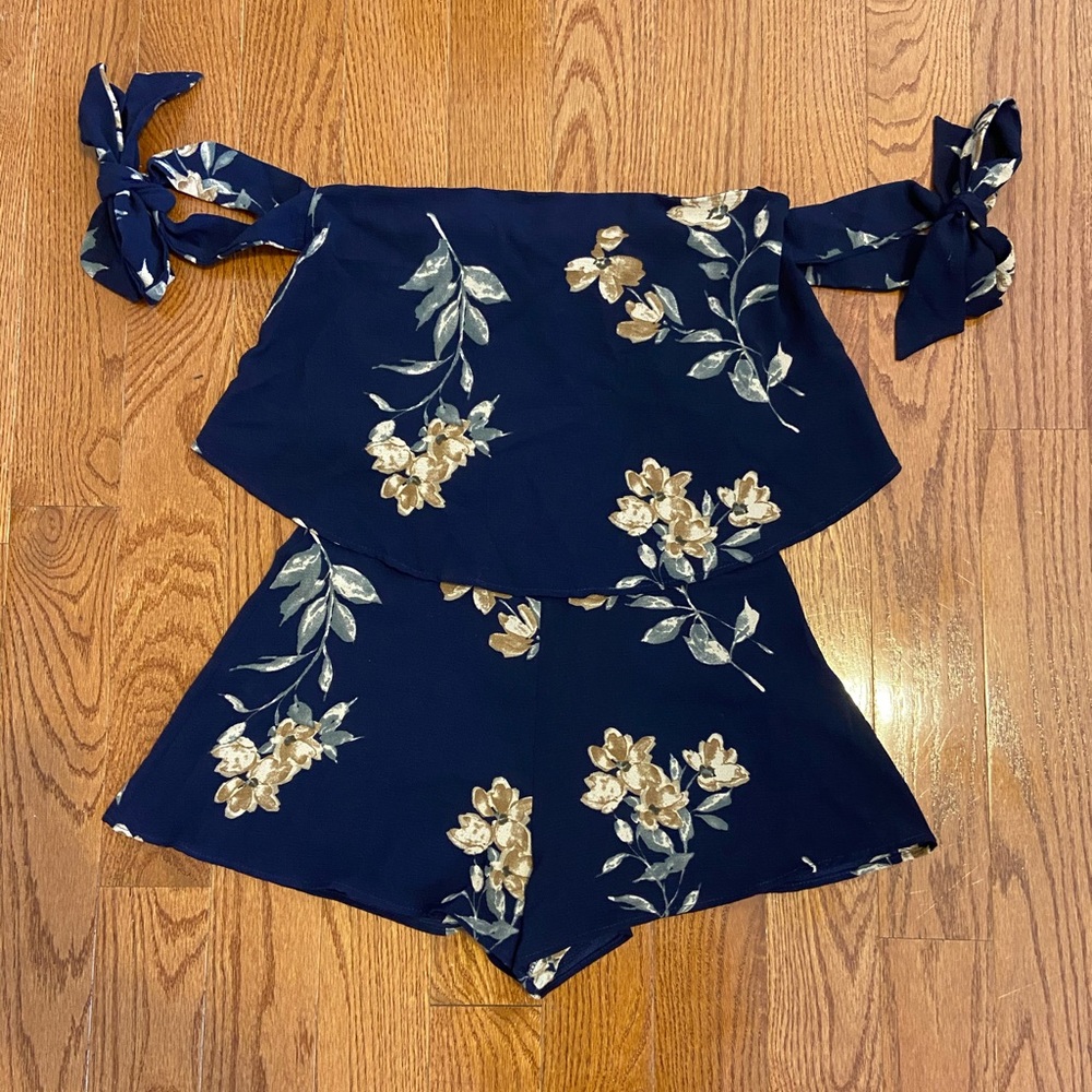 Ruby & Jenna floral romper